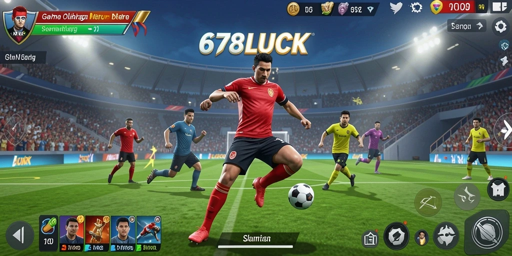 Gameplay menegangkan dalam 678LUCK yang menggambarkan kompetisi olahraga.