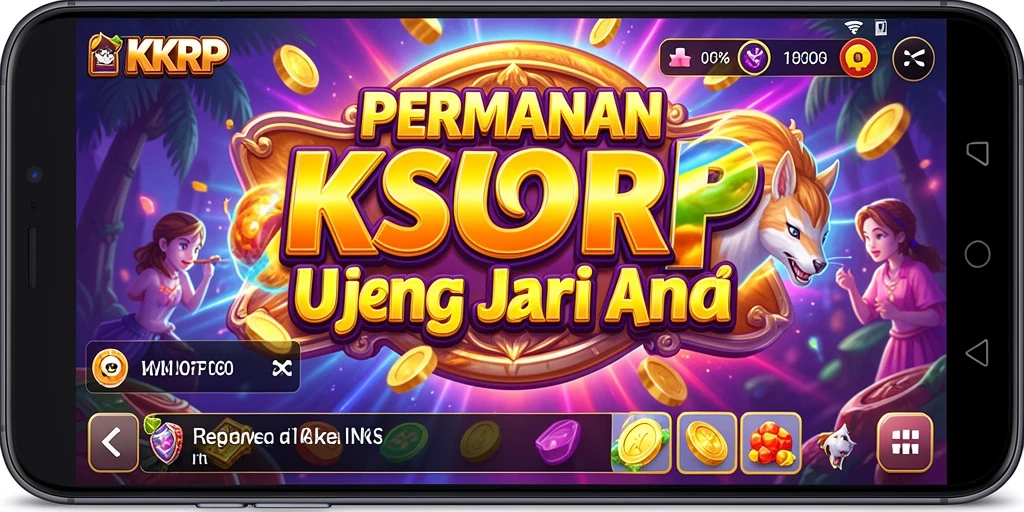 Tampilan gameplay slot KKRP yang menakjubkan dan interaktif.