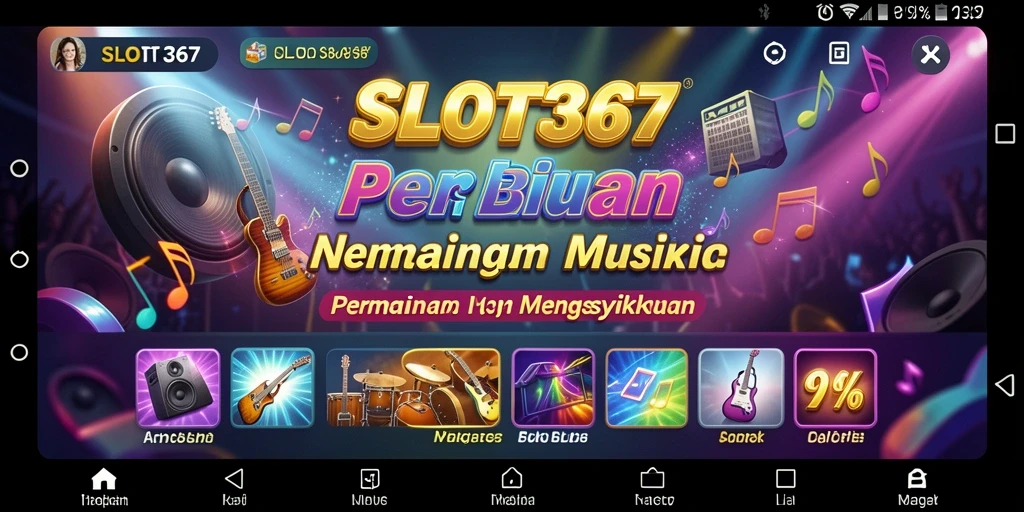Tampilan gameplay menarik dari <strong>SLOT367</strong> dengan berbagai lagu dan tantangan musik.